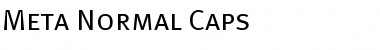 Meta Normal Font