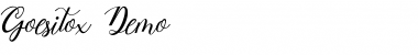 Download Goesitox Demo Font Download Goesitox Demo Font
