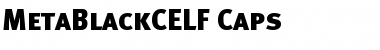 MetaBlackCELF Black Font