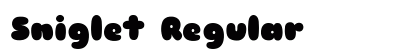 Sniglet Regular Preview