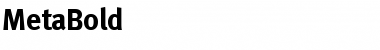 Download MetaBold Font