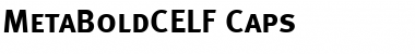 Download MetaBoldCELF Font