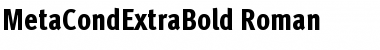 Download MetaCondExtraBold Font