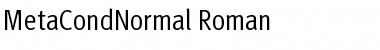 MetaCondNormal Roman Font