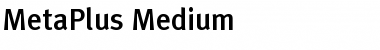 Download MetaPlus Font