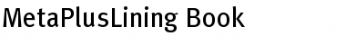 Download MetaPlusLining Font