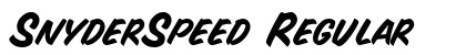 SnyderSpeed Regular Preview