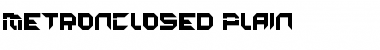 Download MetronClosed Font