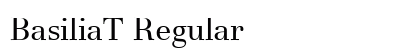 BasiliaT Regular Preview