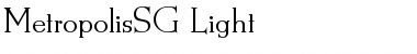 Download MetropolisSG Font