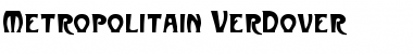 Metropolitan Regular Font