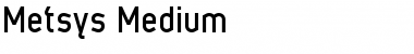 Metsys Regular Font