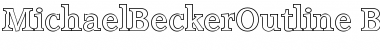 Download MichaelBeckerOutline Font