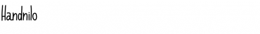 Download Handnilo Font Download Handnilo Font