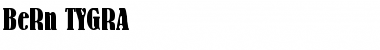 BeRn TYGRA Regular Font BeRn TYGRA Regular Font