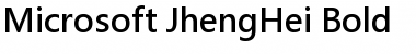 Microsoft JhengHei Bold Font