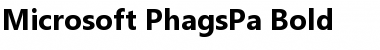 Microsoft PhagsPa Bold Font