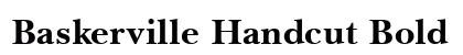 Baskerville Handcut Bold preview