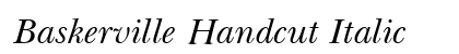 Baskerville Handcut Italic Preview