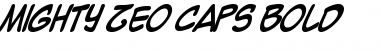 Download Mighty Zeo Caps Font