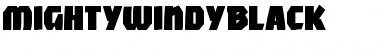 MightyWindy Regular Font