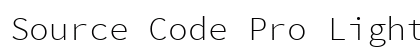 Source Code Pro Light