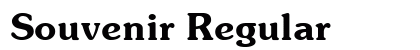 Souvenir Regular preview