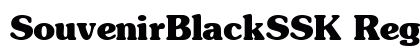 SouvenirBlackSSK Regular Preview