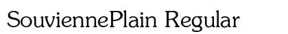 SouviennePlain Regular preview