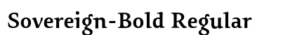 Sovereign-Bold Regular preview
