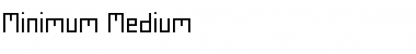Minimum Medium Font