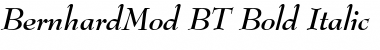 BernhardMod BT Bold Italic Font