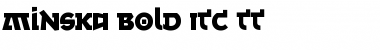 Download Minska Bold ITC TT Font