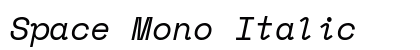 Space Mono Italic