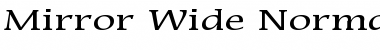 Download Mirror Wide Font