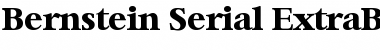 Bernstein-Serial-ExtraBold Regular Font