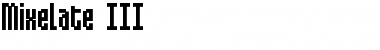Download Mixelate III Font
