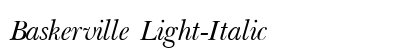 Baskerville Light-Italic Preview