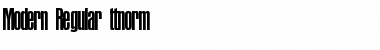 Modern Regular Font