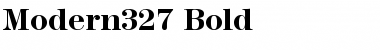 Modern327 Bold Font