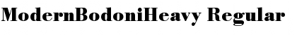 Download ModernBodoniHeavy Font