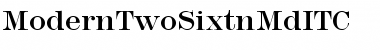 ModernTwoSixtnMdITC Medium Font