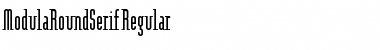 ModulaRoundSerif Regular Font