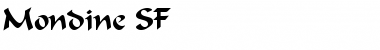 Download Mondine SF Font