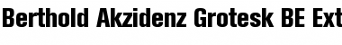 Berthold Akzidenz Grotesk BE Regular Font