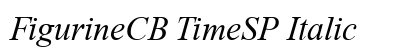 FigurineCB TimeSP Italic Preview