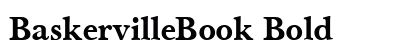 BaskervilleBook Bold preview