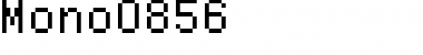 Download mono 08_56 Font