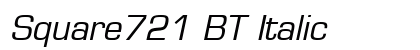 Square721 BT Italic Preview