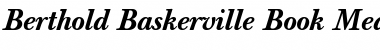 Berthold Baskerville Book ItalicBold Font